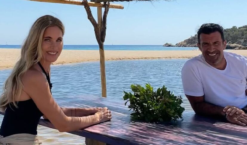 Família Figo reunida no Algarve, afastando rumores de crise no casamento