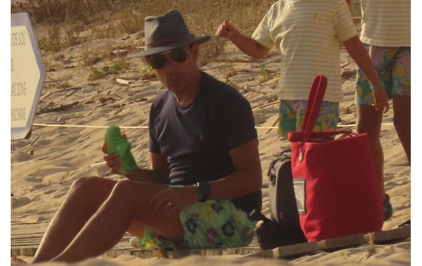 Vasco Palmeirim de férias no Algarve