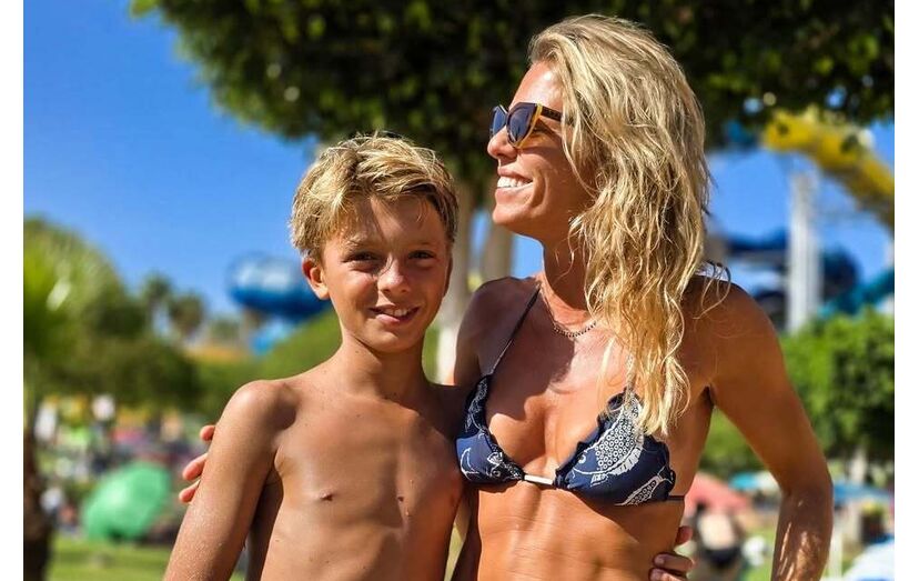 Pimpinha Jardim celebra aniversário do filho Raul no Aquashow, na Quarteira