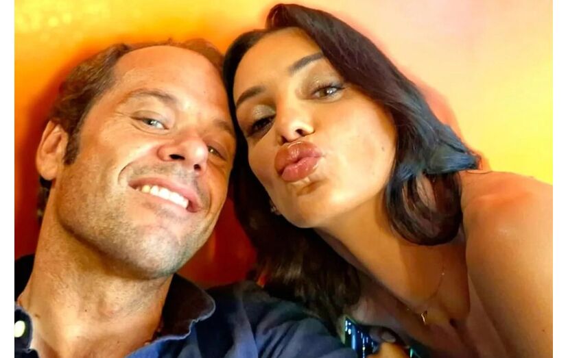 Luíza Abreu na corrida de João Moura Caetano, longe da família do namorado