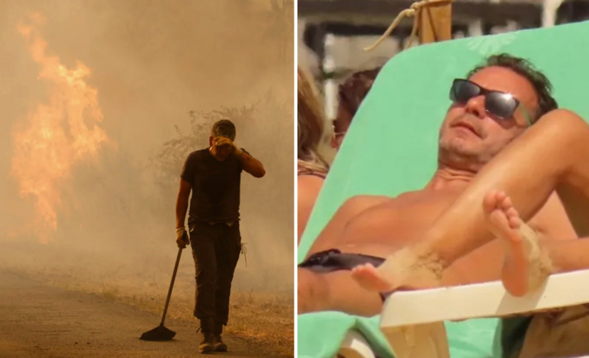 Indignação com férias de Montenegro no Algarve enquanto incêndios assolam Portugal