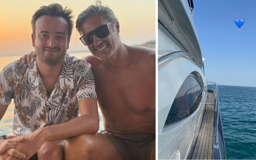 Neto de Pinto da Costa e Vítor Baía desfrutam férias num iate de luxo