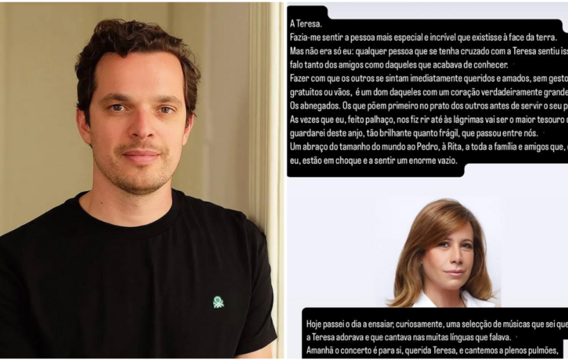 Martim Sousa Tavares recorda Teresa Caeiro com palavras sentidas
