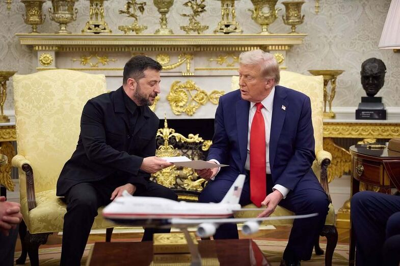 Donald Trump recebe Zelensky na Casa Branca