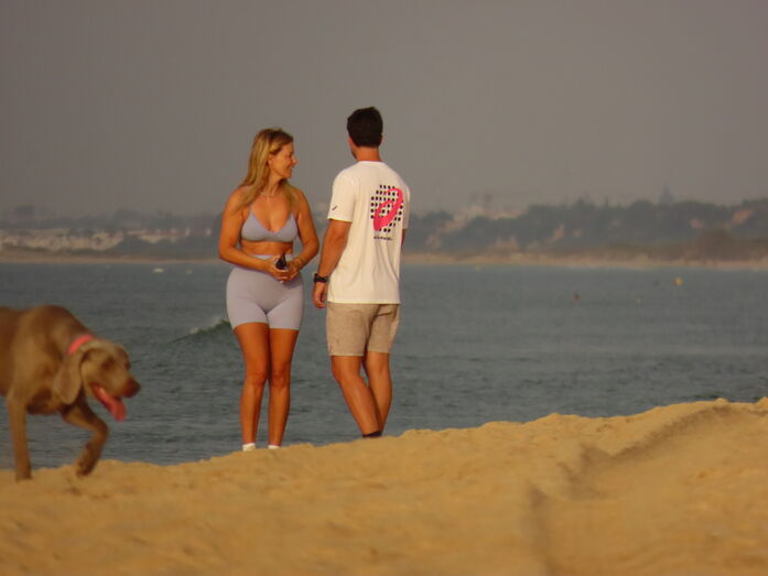 Cristina Ferreira e o namorado João Monteiro na Praia Verde, Algarve