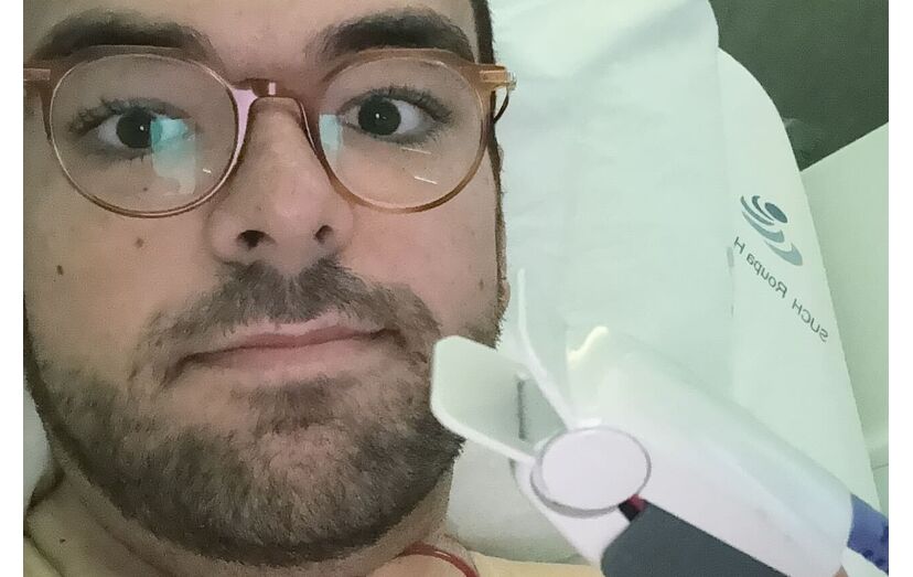 Rúben Pacheco Correia recupera após cirurgia para remover excesso de pele, consequência da perda de 84 quilos