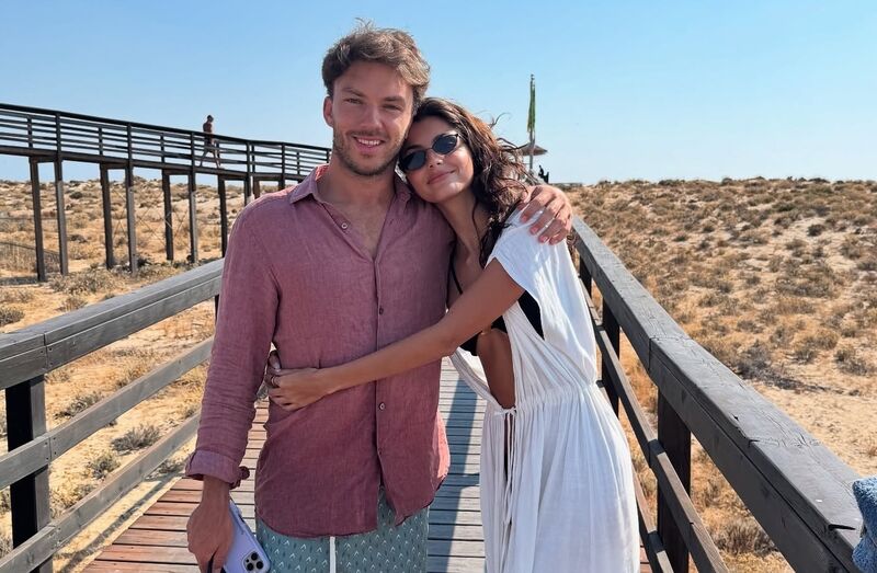 Kika Cerqueira Gomes e Piere Gasly desfrutam de férias de sonho no Algarve