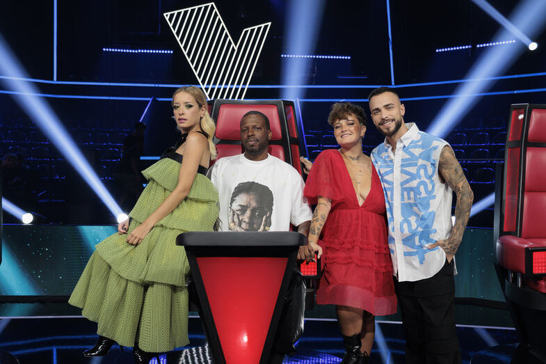 Dino D'Santiago e os Mentores The Voice 