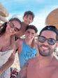 Gonçalo Quinaz e Pamela Augusto com os filhos António e Martim