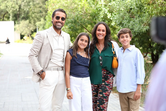 Ricardo Pereira, Francisca Pinto Ribeiro e os dois filhos mais velhos