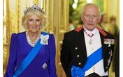 Carlos III e Camilla recebem casal presidencial no Castelo de Windsor