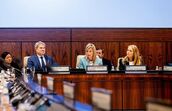 Rainha Máxima e princesa Amalia em compromissos oficiais nos EUA