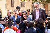 Felipe, Letizia e Leonor em visita a Navarra 
