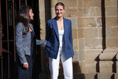 Letizia e Leonor em visita a Navarra 