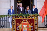 Felipe, Letizia e Leonor em visita a Navarra 