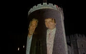 Imagens de Trump e Epstein projetadas no Castelo de Windsor durante visita do presidente dos EUA ao Reino Unido criam embaraço