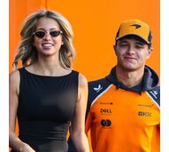 Margarida Corceiro acompanha Lando Norris na Fórmula 1