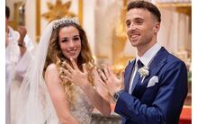 Rute Cardoso homenageia Diogo Jota em Fátima com aliança de casamento