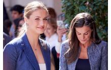 Letizia e Leonor em visita a Navarra 