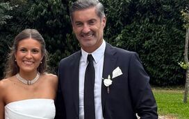 Vítor Baía conduz filha ao altar