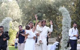 Rui Figueiredo e Jéssica Antunes casaram em festa grandiosa, rodeados dos filhos, família e muitos amigos
