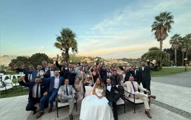 As mais belas imagens do casamento da filha do superagente Jorge Mendes