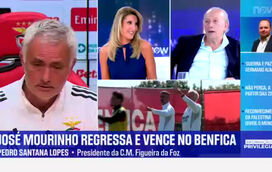 "Essa cena ficou marcada. Se hoje me interrompessem outra vez..." Santana Lopes recorda episódio do passado em que se teve de calar por causa de Mourinho