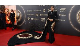 Carolina Patrocínio usou o vestido mais bonito da noite