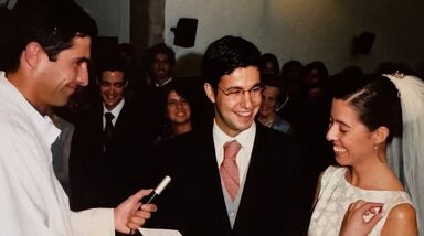 Casamento de Pedro Benevide e Francisca Seabra: amor que perdura há 23 anos
