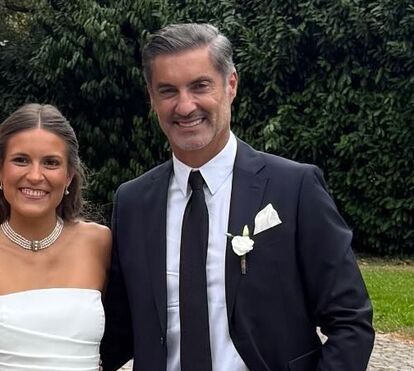 Vítor Baía conduz filha ao altar