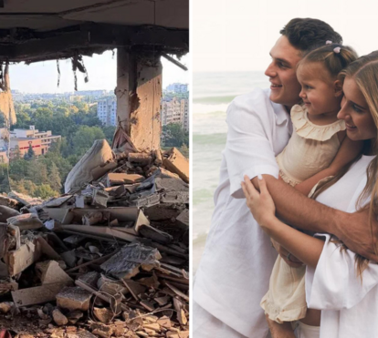 Imagens chocantes. Jogador do Benfica mostra como ficou a sua casa em Kiev após ataque russo com a mulher e filha no interior do apartamento