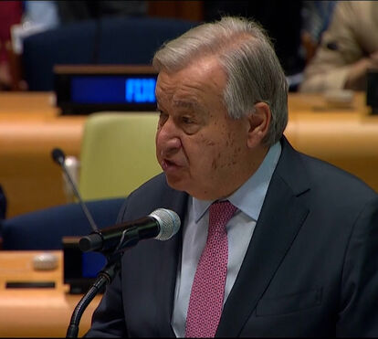 Na Conferência do Clima da ONU, o secretário-geral António Guterres apelou aos líderes mundiais para a urgência climática  