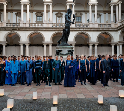 Emocionante! O último desfile de Armani... sem Giorgio Armani