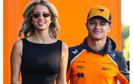 Margarida Corceiro acompanha Lando Norris na Fórmula 1