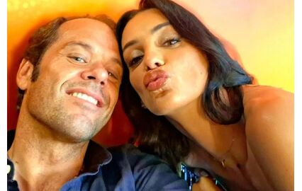 Luíza Abreu na corrida de João Moura Caetano, longe da família do namorado