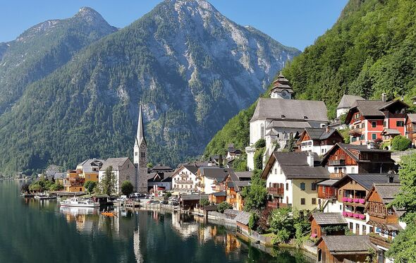 Hallstatt, na Áustria