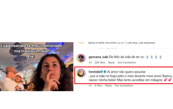 O comentário de Maria Sampaio