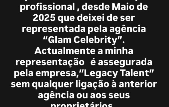 Ana Guiomar deixa agência Glam Celebrity após 15 anos