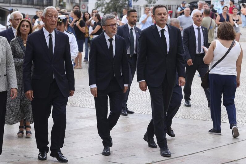 Cerimónia com Marcelo Rebelo de Sousa, Luís Montenegro e Carlos Moedas em Lisboa