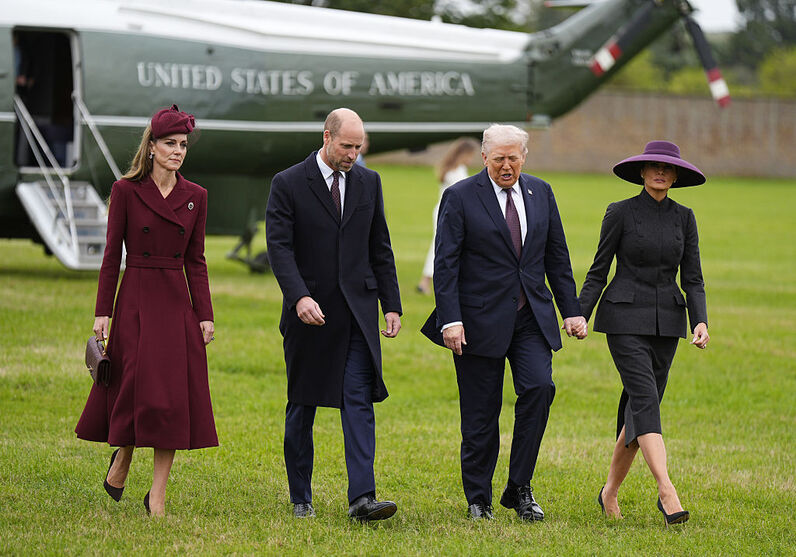 Kate, William, Trump e Melania