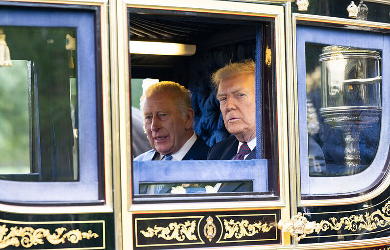 Trump e Carlos III