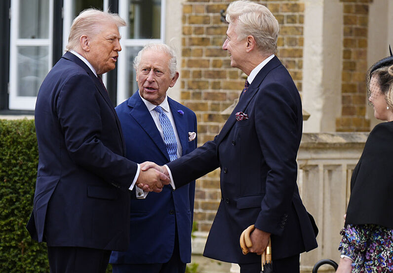 Trump e Carlos III