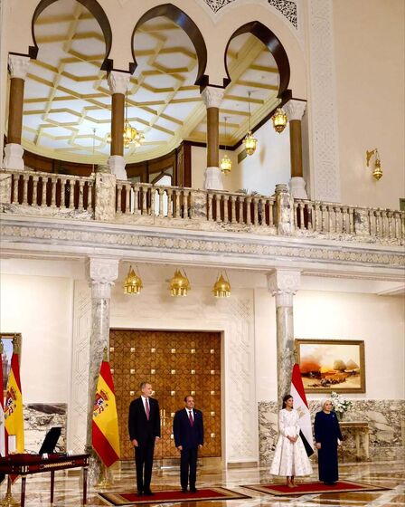 Felipe e Letizia no Egito