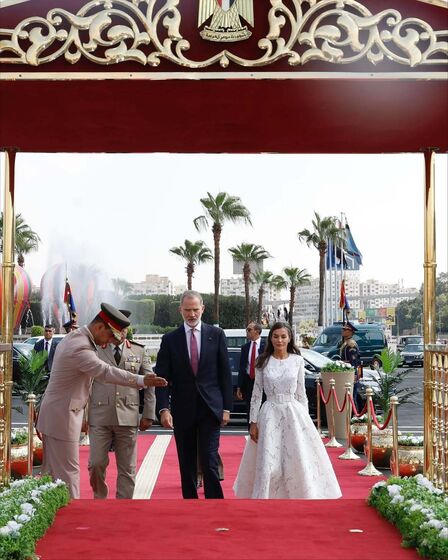 Felipe e Letizia no Egito