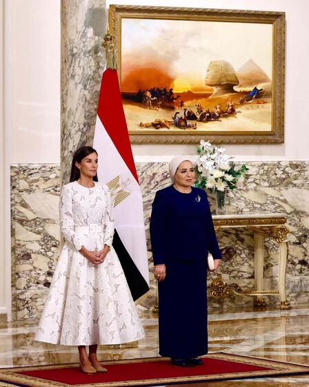 Felipe e Letizia no Egito