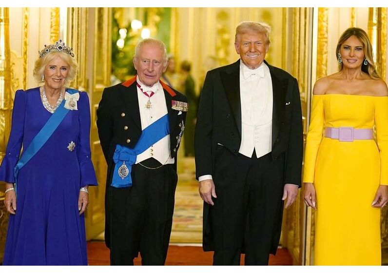 Carlos III, Camilla, Donald Trump, Melania Trump