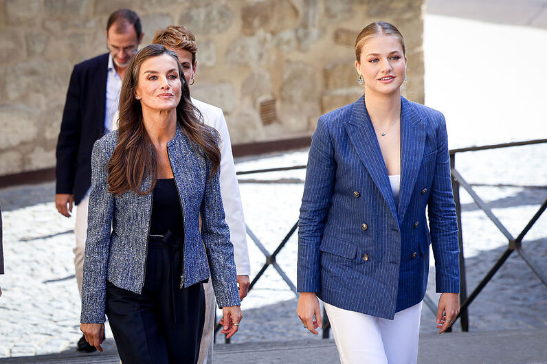 Letizia e Leonor em visita a Navarra 