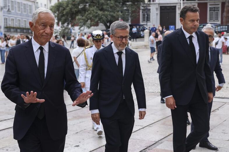 Cerimónia em Lisboa com Marcelo Rebelo de Sousa, Luís Montenegro e Carlos Moedas