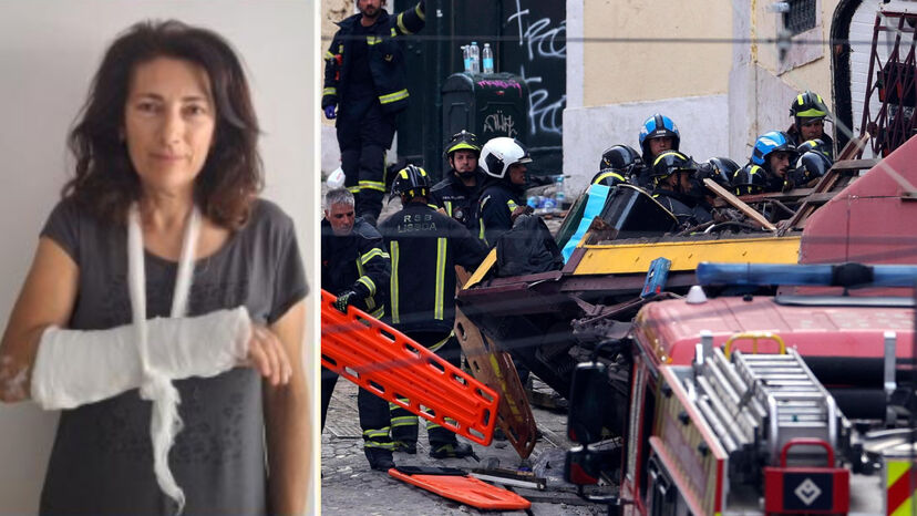 Elevador da Glória: Italiana ferida relata horror do acidente em Lisboa