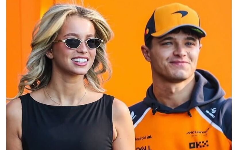 Margarida Corceiro acompanha Lando Norris nas provas de F1